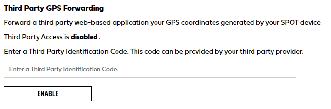Third Party GPS Forwarding
