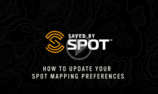 SPOT Mapping: How to Update Your Preferences